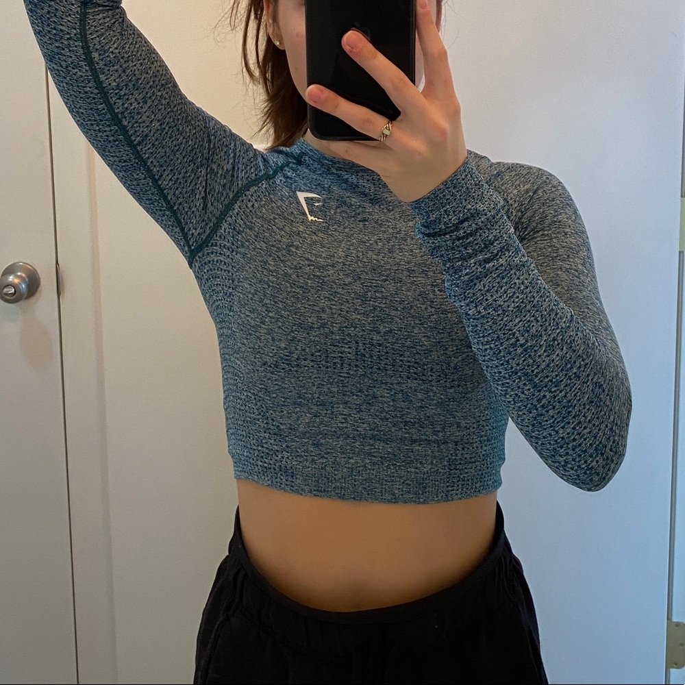 Gymshark vital seamless long sleeve crop top